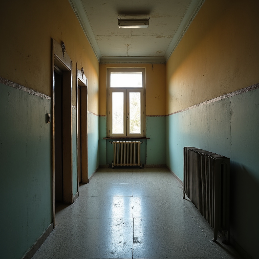 Interior apartament bloc vechi înainte de renovare